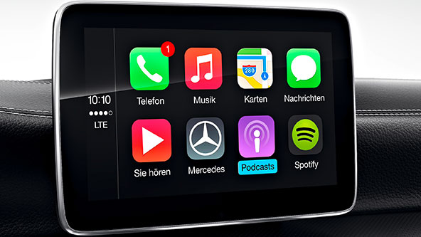 Apple CarPlay на Мерседес