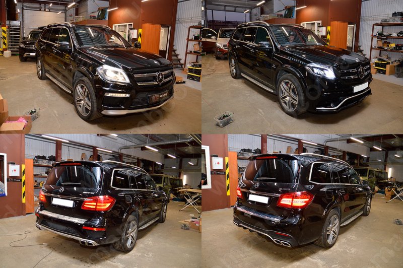 63 amg mercedes gl v gls x166 restayling