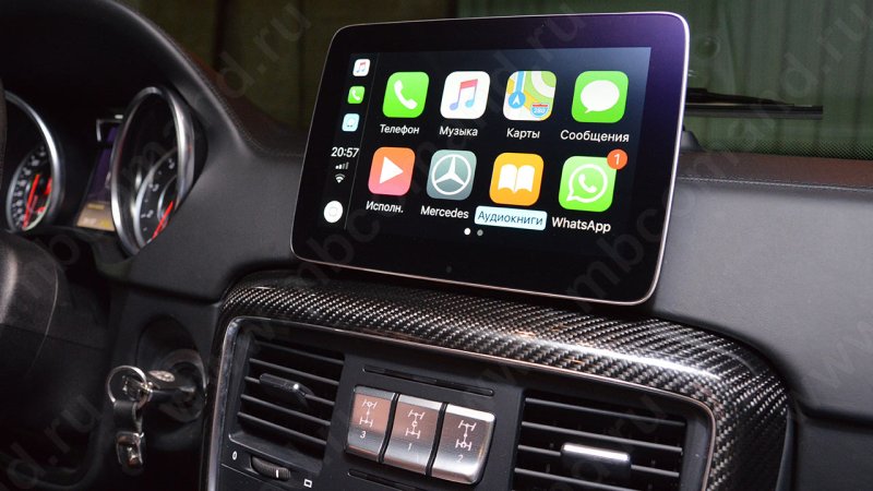 Активация Apple CarPlay и AndroidAuto Мерседес