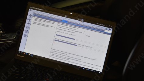 Обновление ПО блока двигателя Мерседес
