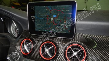 Навигация на CarPlay Mercedes Сщьфтв Comand Online 5s1