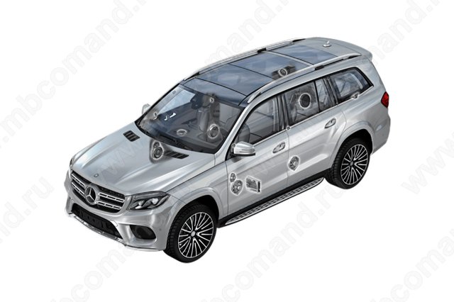 shema harman kardon mercedes gls x166