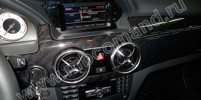 Система Audio20 на Мерседес GLK X204