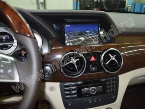 Дооснащеине Мерседес GLK X204 камерой заднего вида на систему Comand