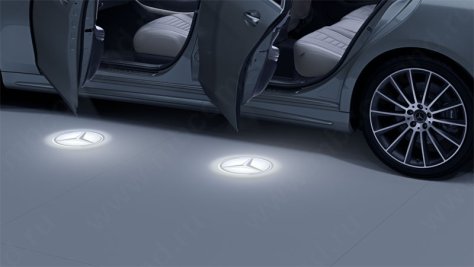 Проекция логотипа Mercedes для всех дверей