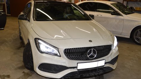 zvezda s podsvetkoy mercedes cla c117 gla x156 a w176