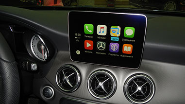 Дооснащение Мерседес системой Apple CarPlay