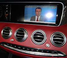 tv tuner mercedes s coupe w217