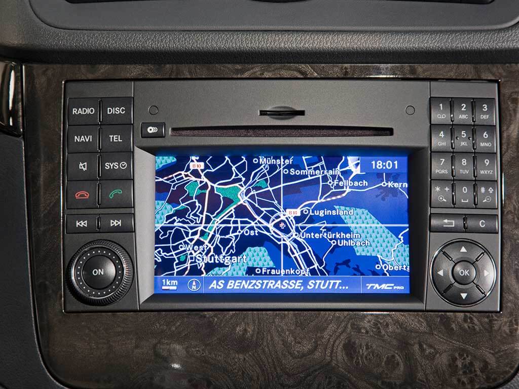 встроенная навигация Mercedes Comand 2.5 W639 Vito