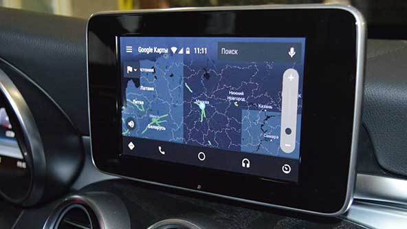Android Auto / Андроид Авто на Мерседес W205