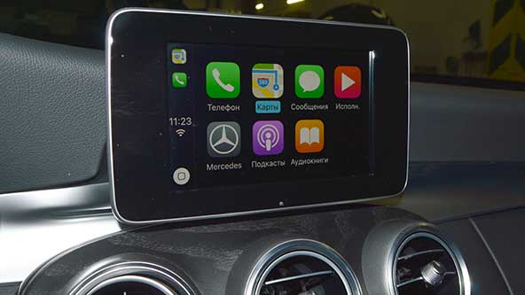 Apple CarPlay на Мерседес GLC x253