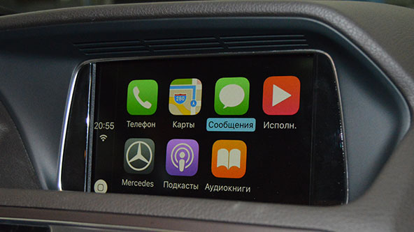 Apple CarPlay на Мерседес