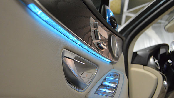 Подсветка салона Ambient Lighting Мерседес